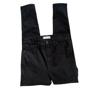 Madewell Black Denim High Riser Skinny Jeans